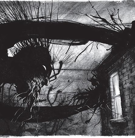 Jim Kay | Print No. 2: The monster looking in the window